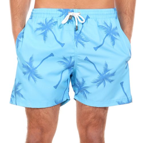 Waterproof Colorful Printed Swimming Shorts- Palm Trees