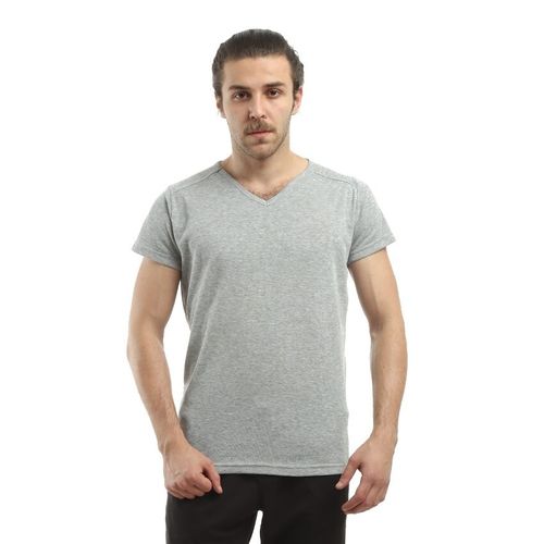 Swarm Comfortable Bundle Of 2 V-neck Shirts-Black*Grey