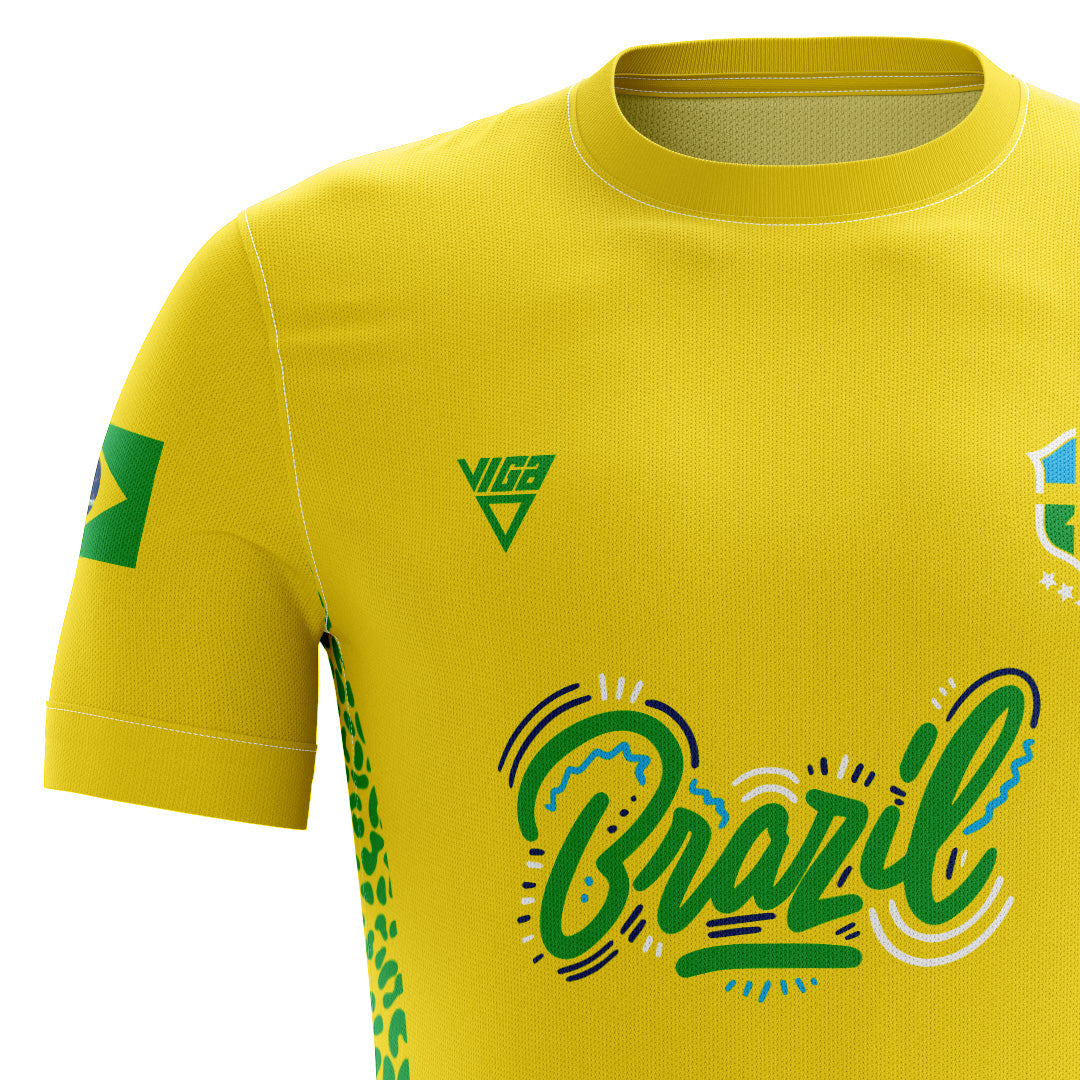 Kids Neymar Viga soccer jersey - Brazil