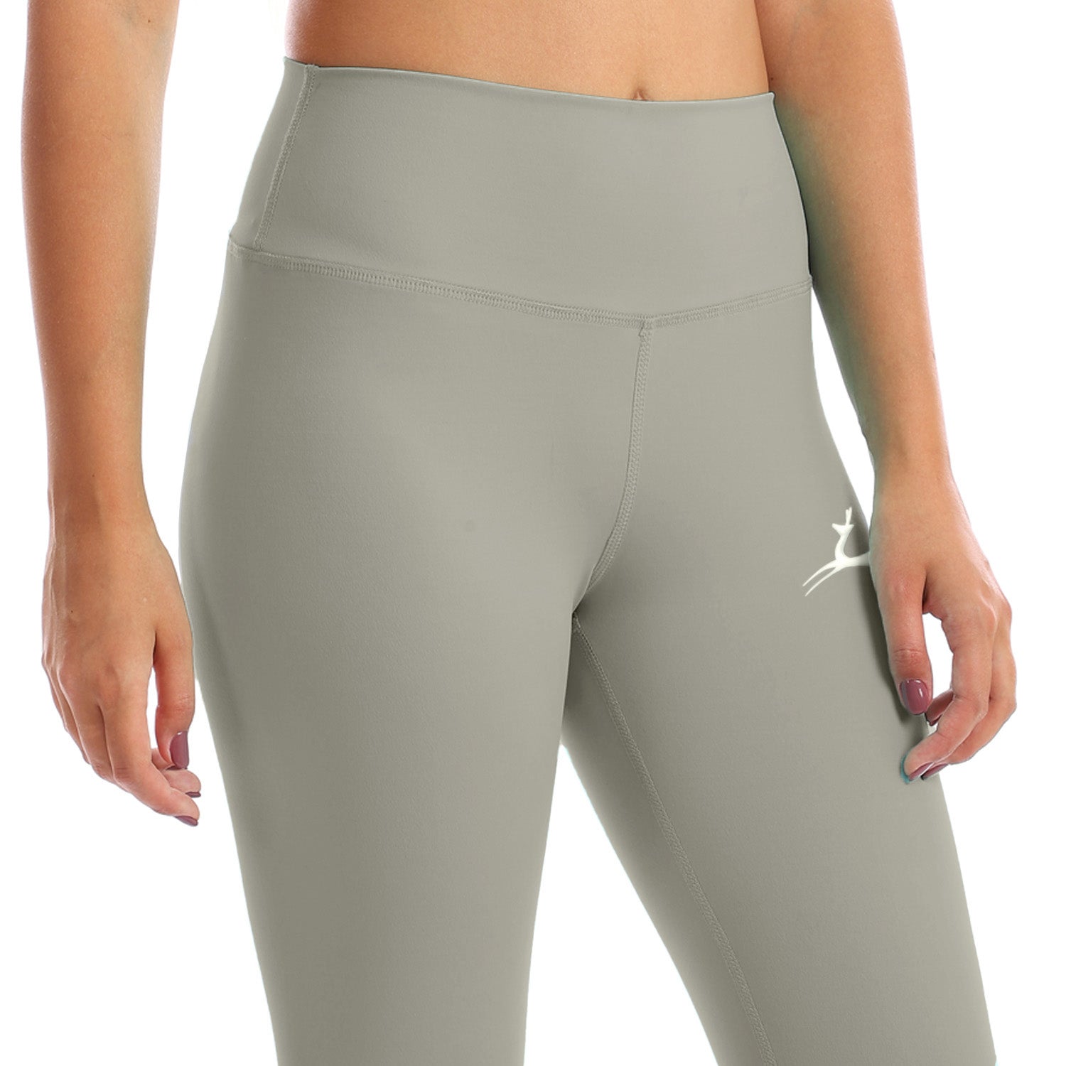 Plain Sportive stretch leggings-grey