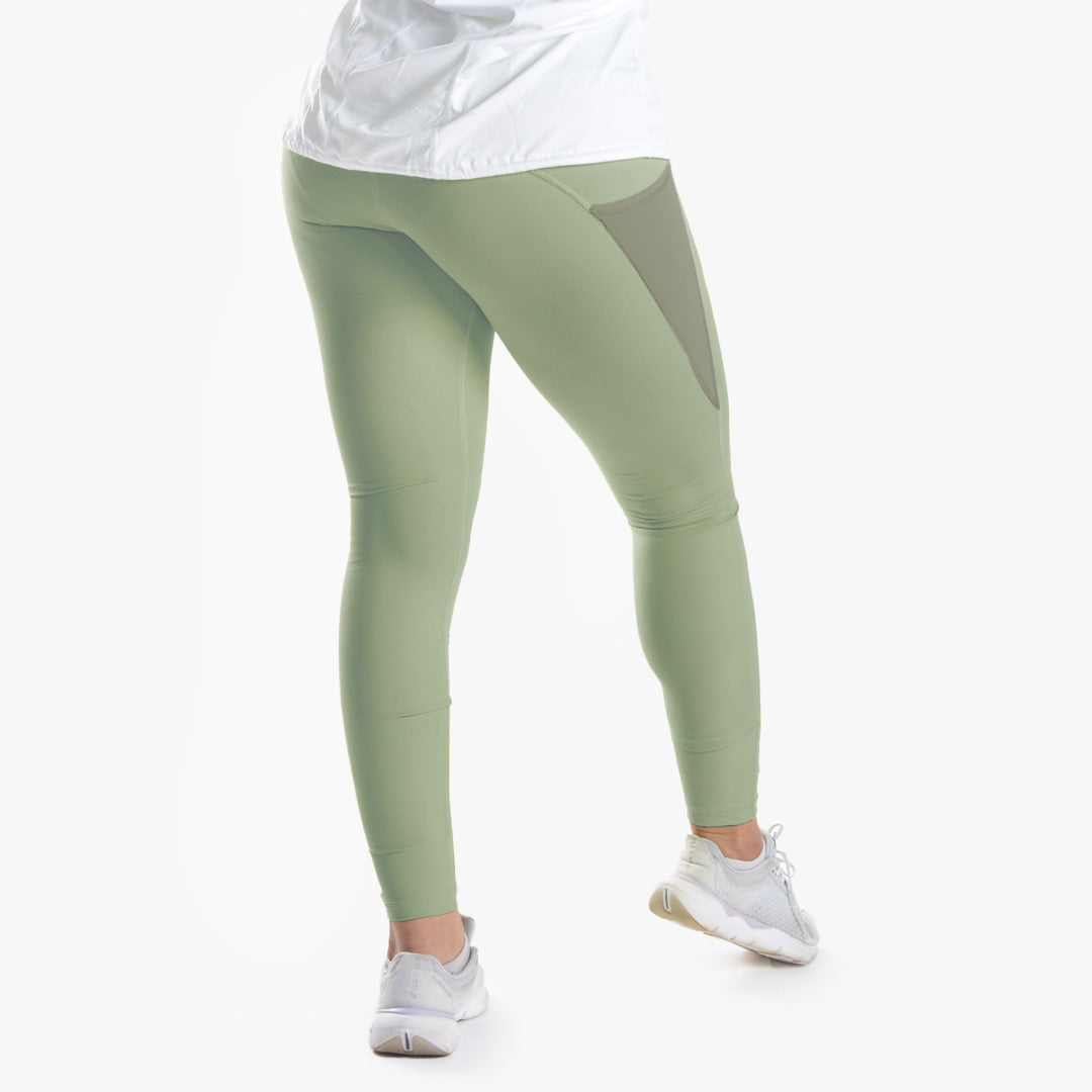 Doe side pocket elevate leggings - Olive