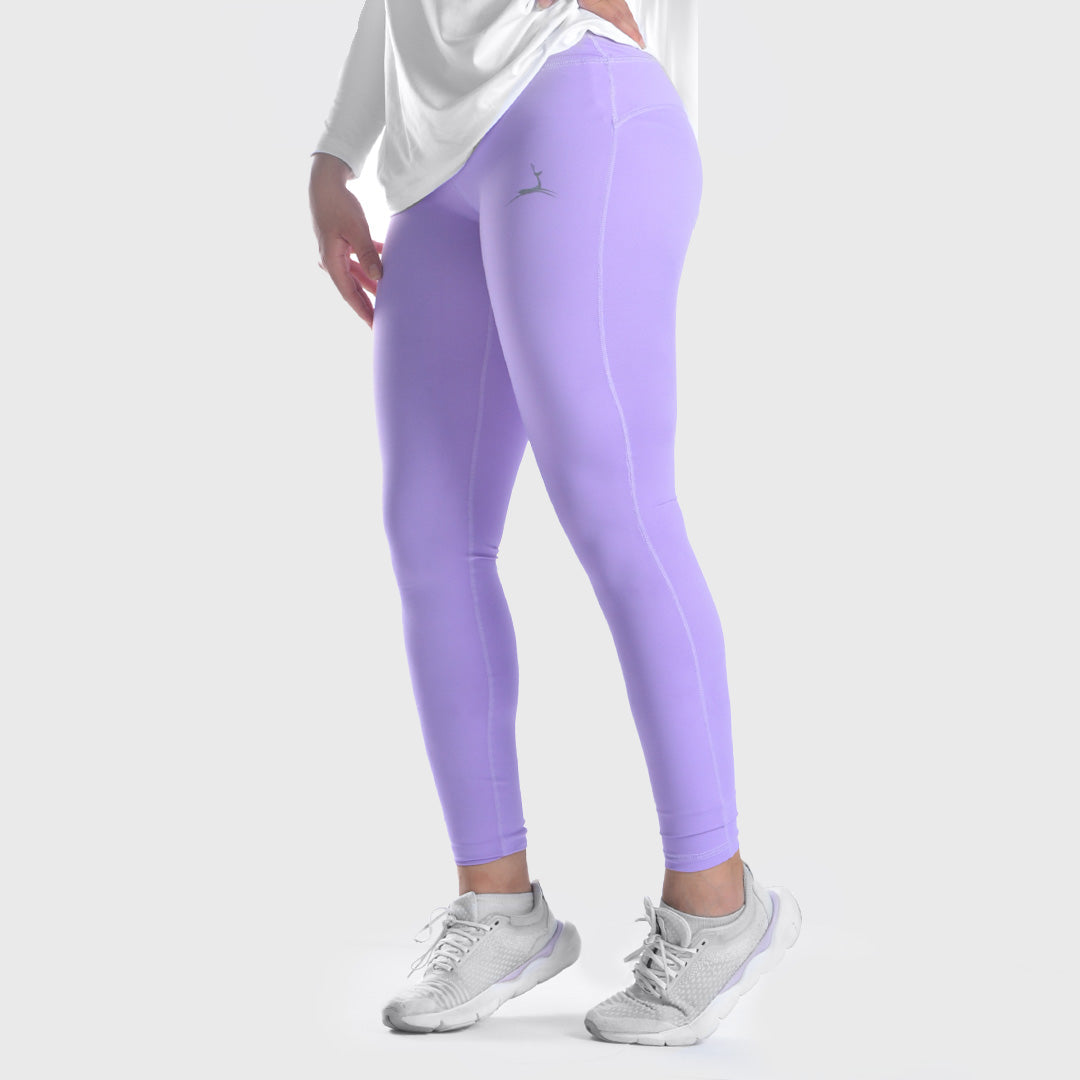 Doe side pocket elevate leggings- Lavender