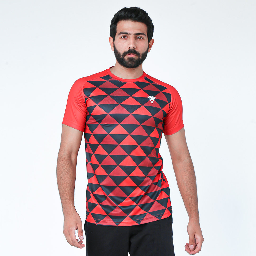 Viga Round Neck T-shirt Geometric shapes