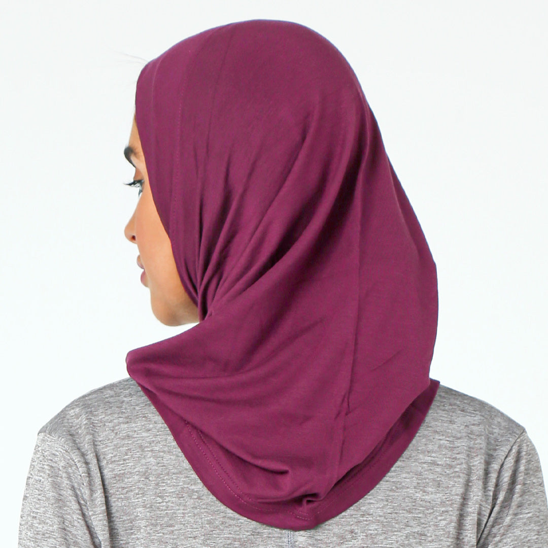 Doe hijab headband - Plum - Champsland