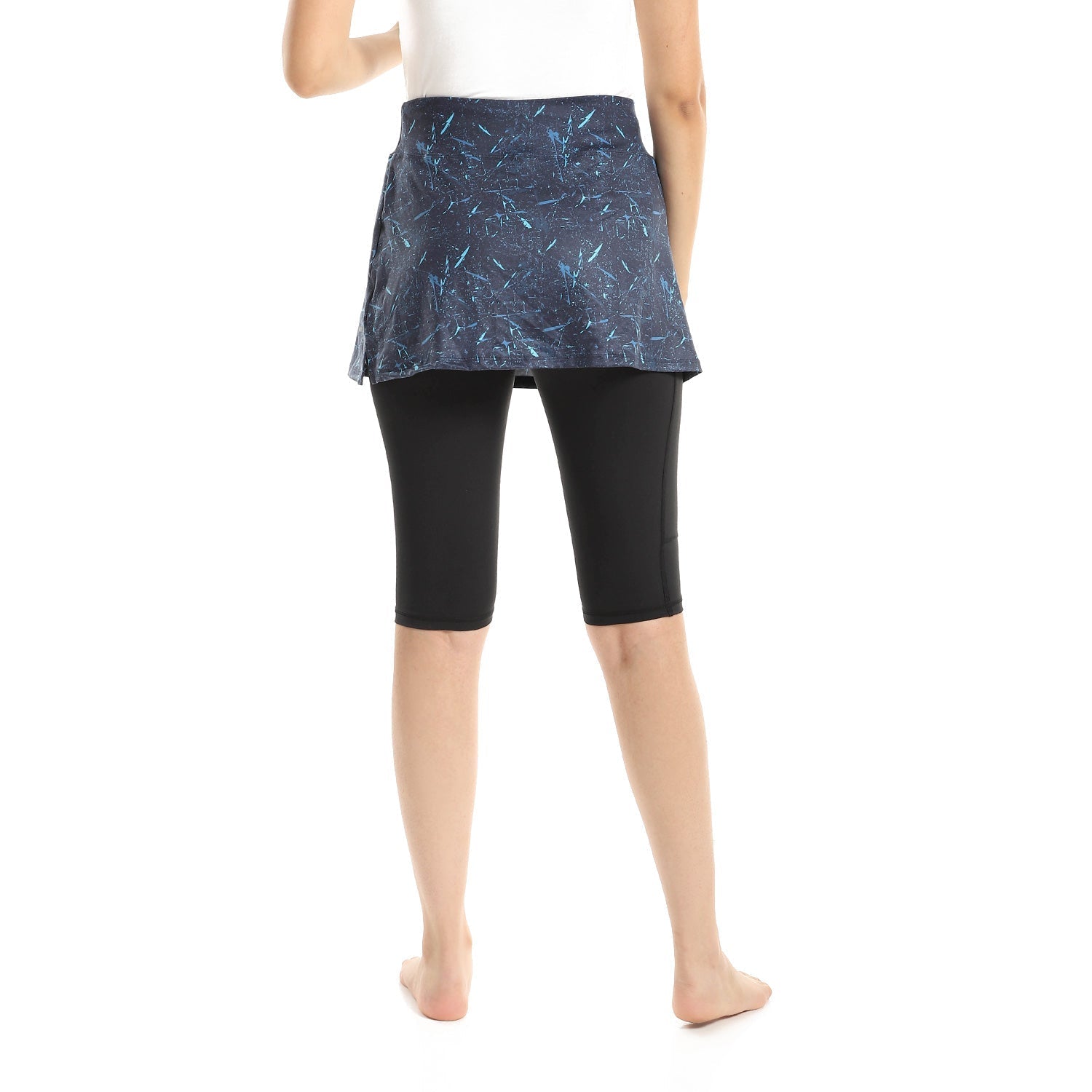 Dry fit printed skirt - Navy - Champsland