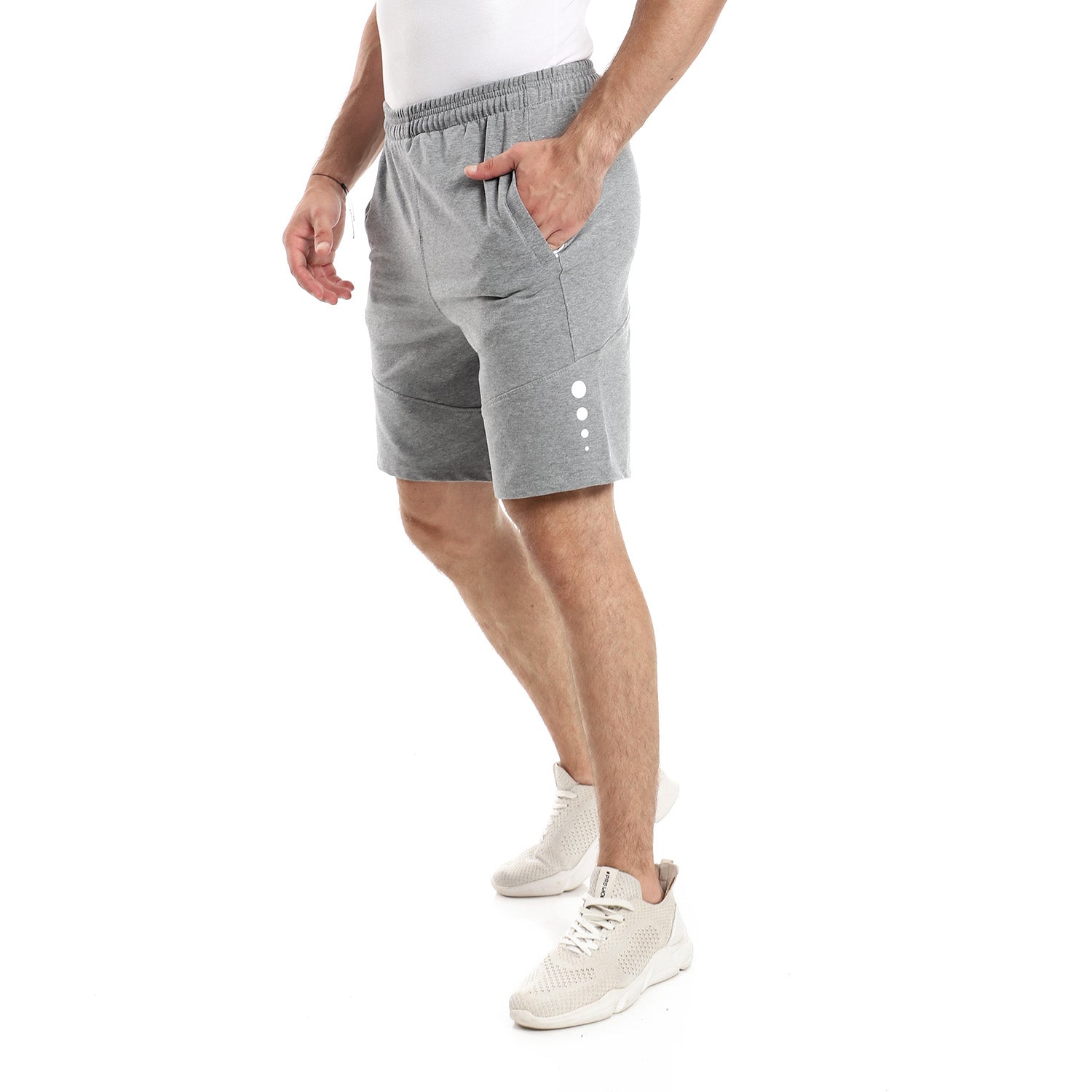 Viga Summer Milton Sweat Shorts-Light Grey - Champsland